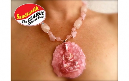 Crystal Buddha Statement Necklace
